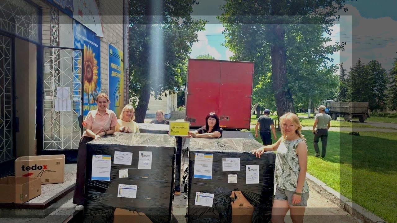 Передача гуманітарної допомоги цивільному населенню